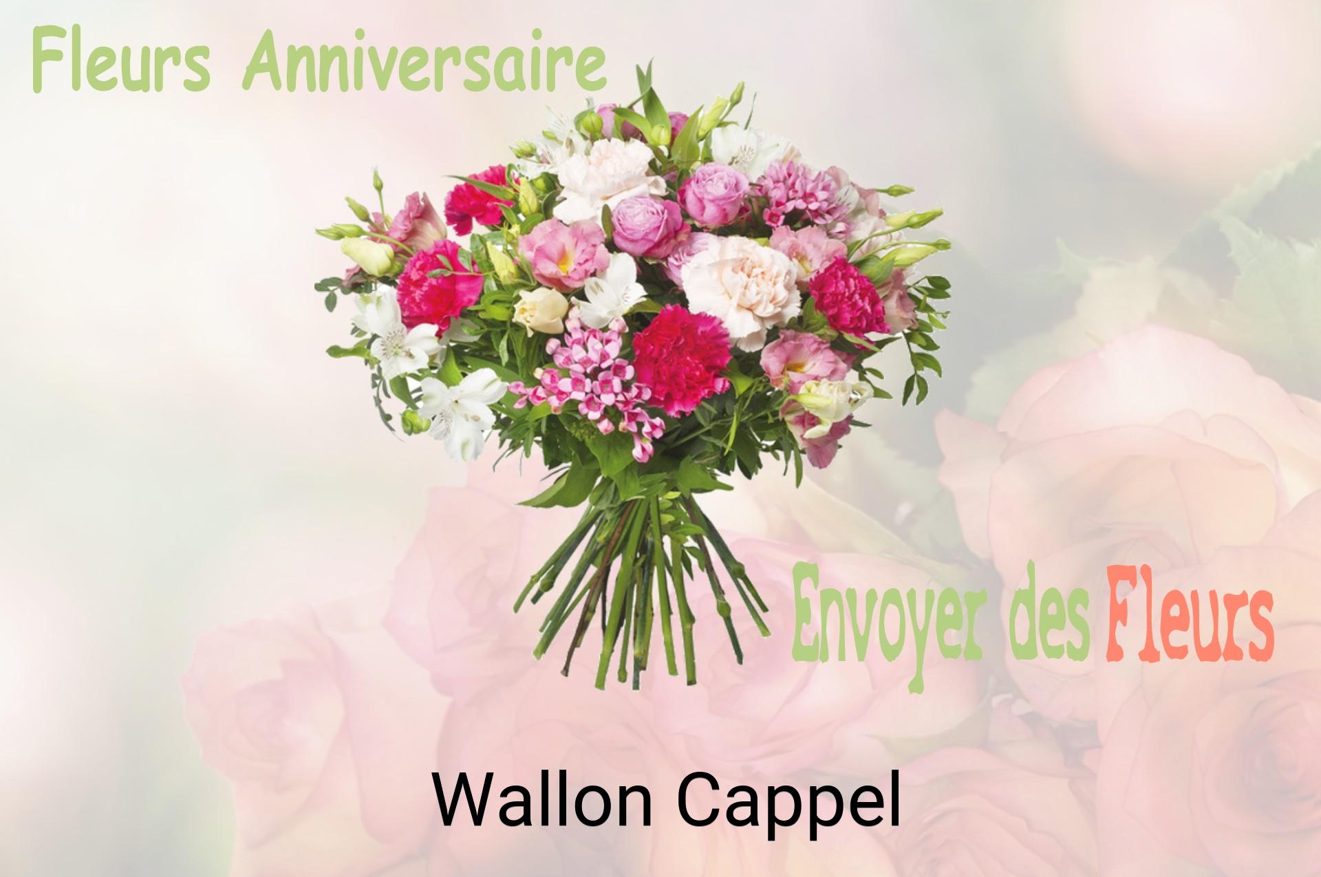 Bouquet de fleurs d’anniversaire livré à Wallon-Cappel